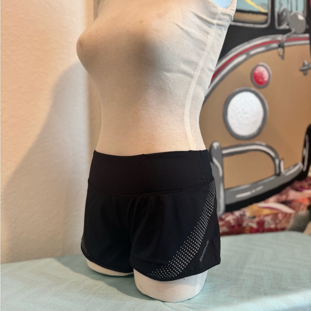 Reebok Women's Black Athletic Shorts
